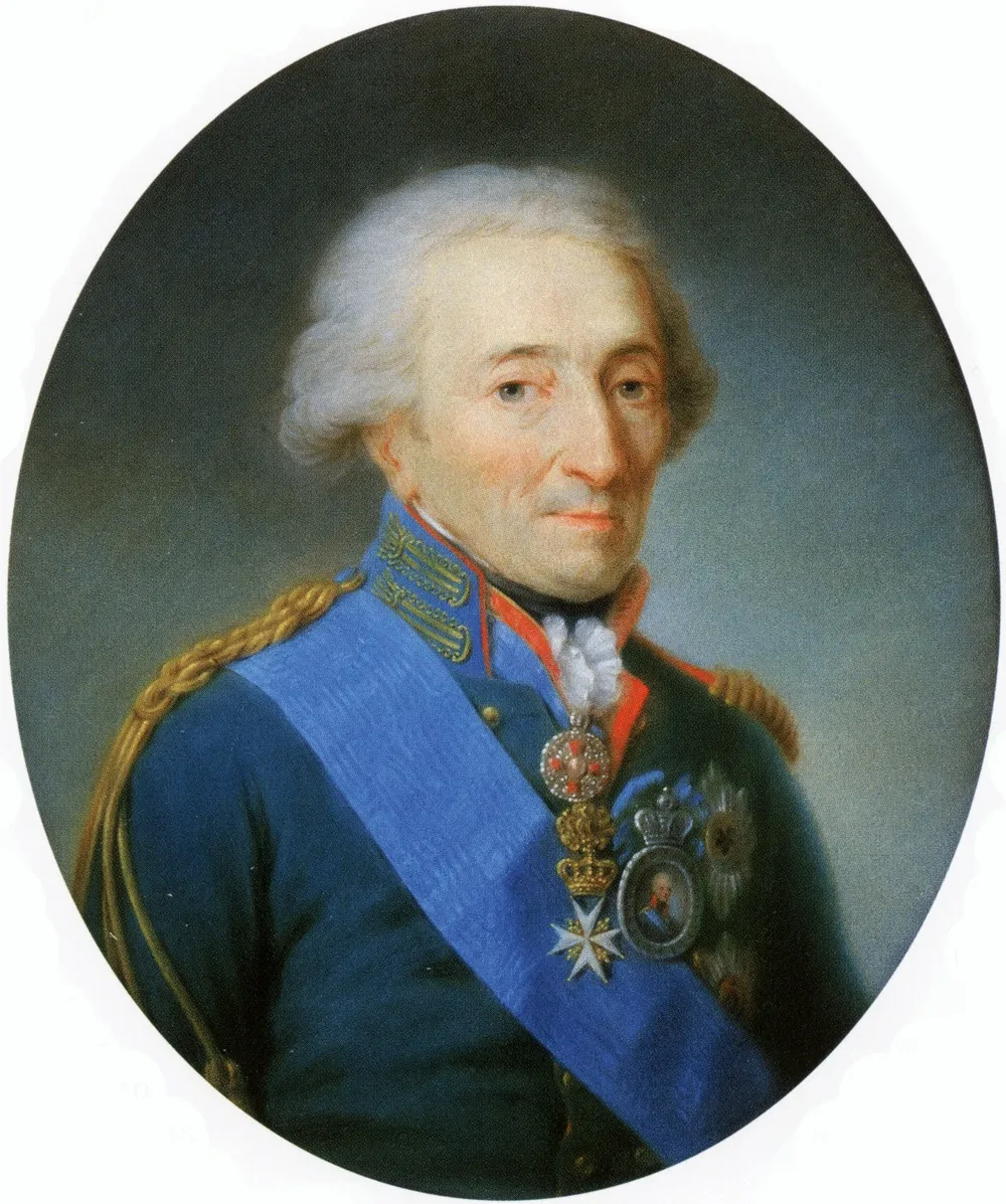 Porträt des Nikolay Ivanovich Saltykov (1736-1816), by Martin Ferdinand Quadal, unspecified, 1807