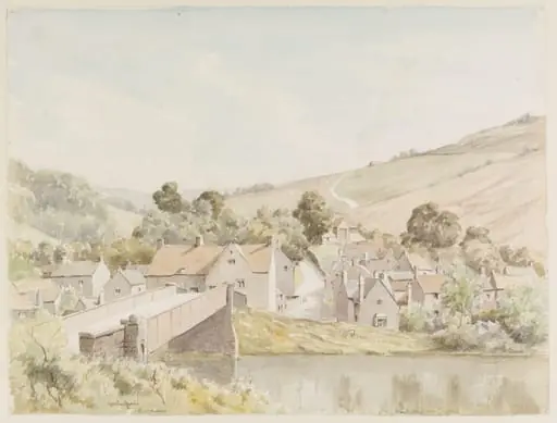 Brockweir, near Tintern, Monmouthshire, by Martin Hardie