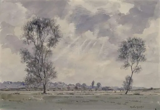 Near Snape Mill, by Martin Hardie