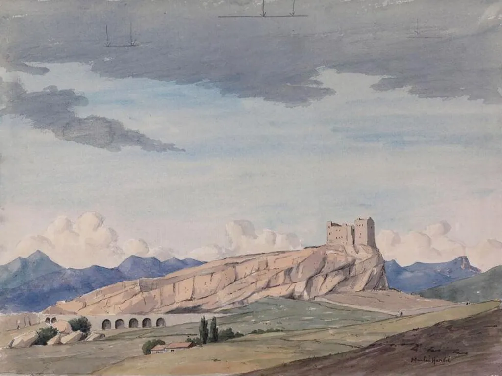 Vaison-la-Romaine, by Martin Hardie, watercolor, 1933