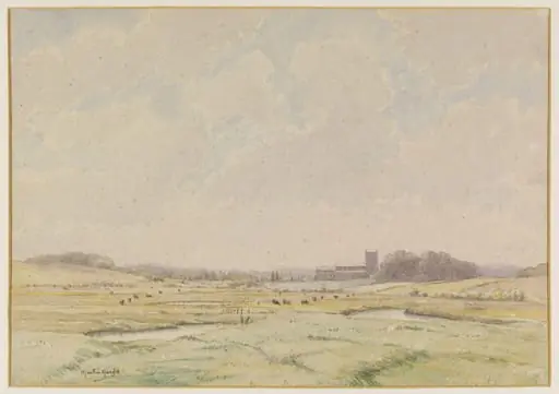 Wiverton Church, from Clay, by Martin Hardie