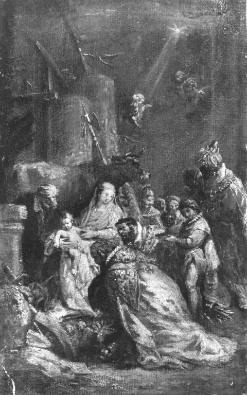 Anbetung der Heiligen Drei Könige, by Martin Johann Schmidt