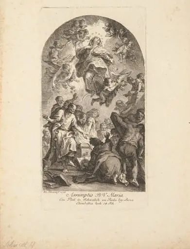 Assumption of the Virgin, by Martin Johann Schmidt