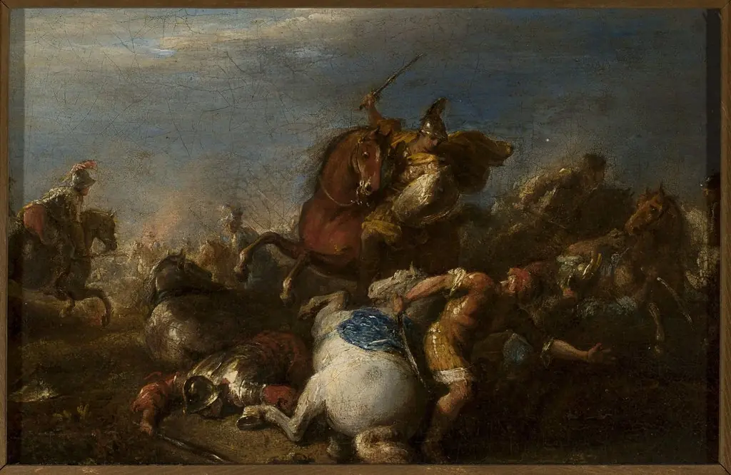 Battle, by Martin Johann Schmidt