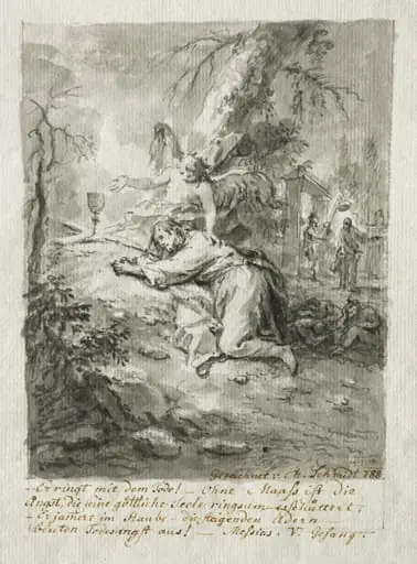 Christ on the Mount of Olives, The Flagellation, Christ Crowned with Thorns, The Crucifixion, by Martin Johann Schmidt