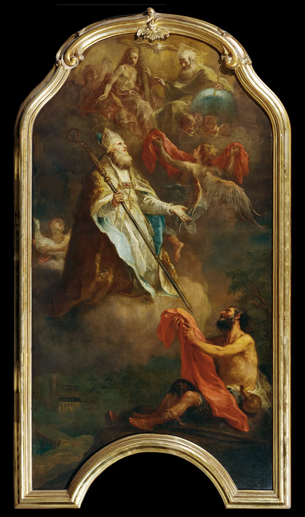 Der heilige Martin, by Martin Johann Schmidt, oil, 1772