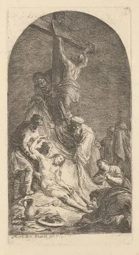 Descent from the Cross, by Martin Johann Schmidt