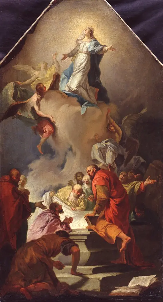 The Assumption of Mary, by Martin Johann Schmidt