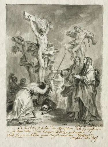 The Crucifixion, by Martin Johann Schmidt