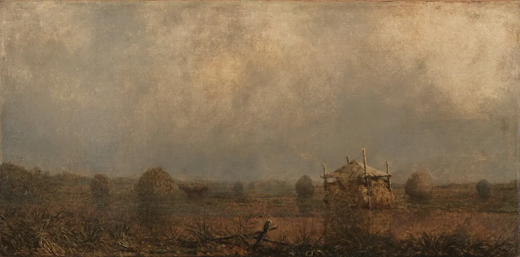 High Tide on the Marshes, by Martin Johnson Heade, unspecified, 1872