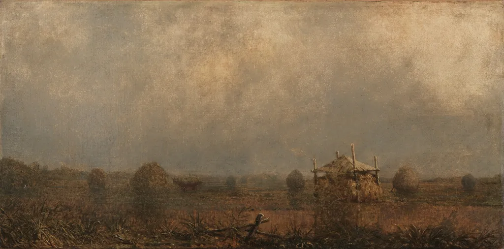 High Tide on the Marshes, by Martin Johnson Heade, oil, 1872