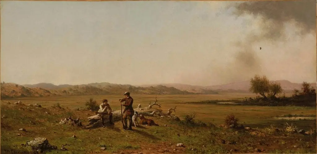 Hunters Resting, by Martin Johnson Heade