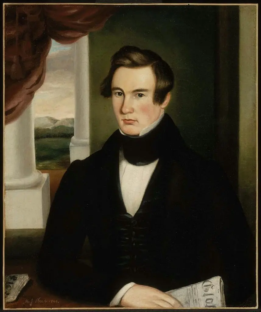 Portrait of a Man, by Martin Johnson Heade