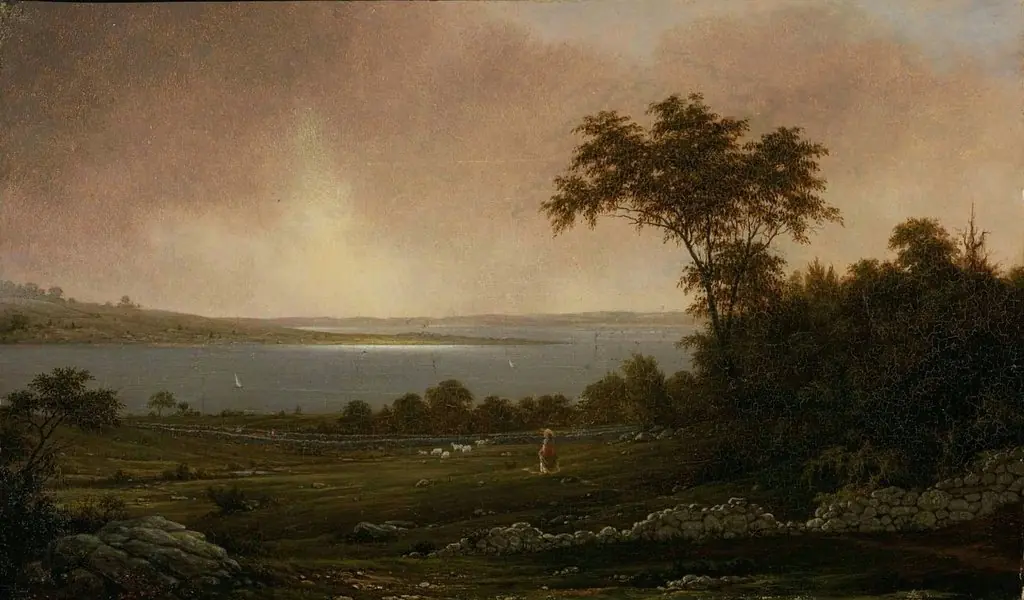 Rhode Island Landscape, by Martin Johnson Heade
