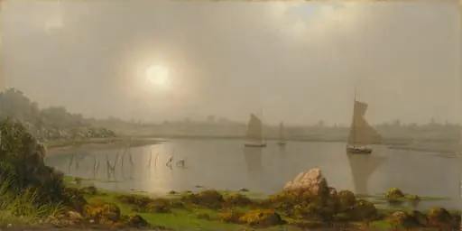 York Harbor, Coast of Maine, by Martin Johnson Heade