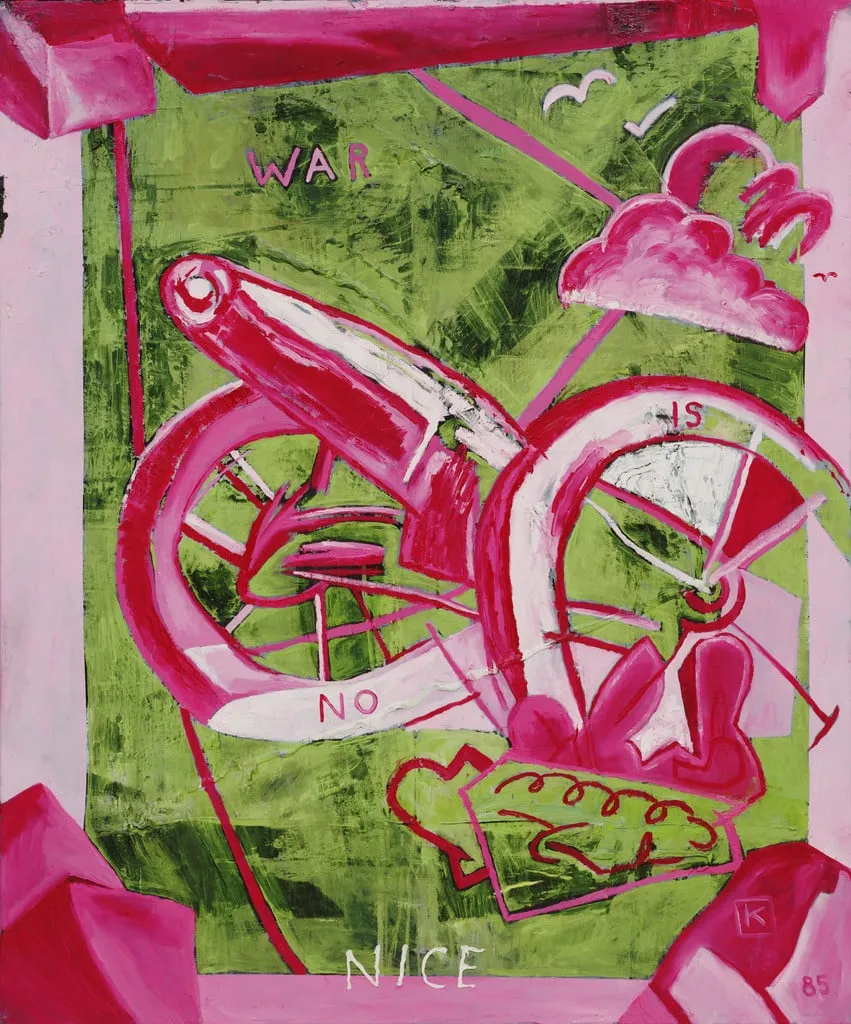 Untitled, by Martin Kippenberger, oil, 1985