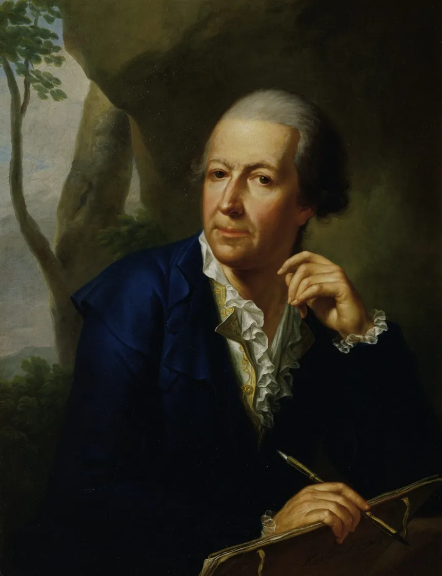 Der Maler Joseph Rosa, by Martin Knoller, oil, 1796