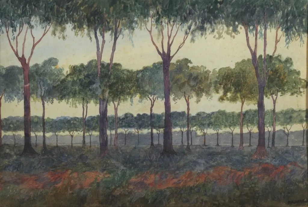 La arboleda, by Martín Malharro