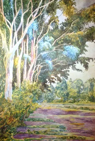 Paisaje, by Martín Malharro, 1898
