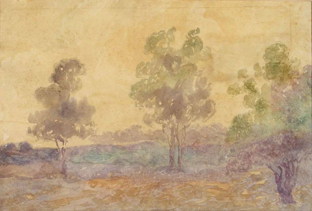 Paisaje/Atardecer, by Martín Malharro, unspecified, 1911