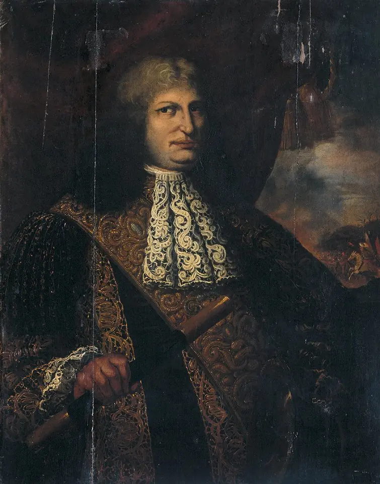 Portrait of Cornelis Speelman (1628-84). Gouverneur-generaal (1681-84), by Martin Palin