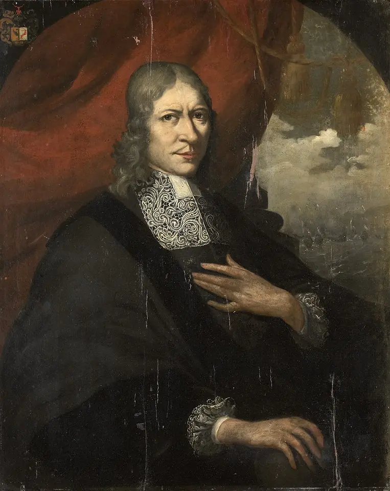 Portrait of Rycklof van Goens (1619-82). Gouverneur-generaal (1678-81), by Martin Palin