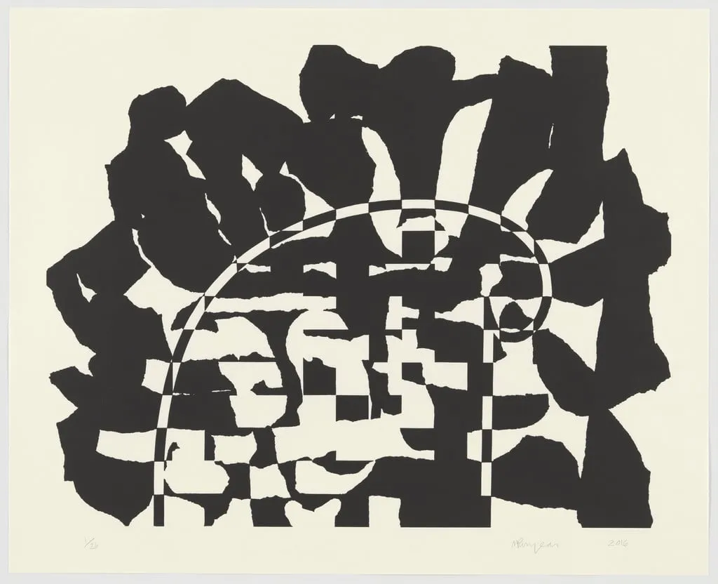 Untitled, by Martin Puryear, ink, 2016