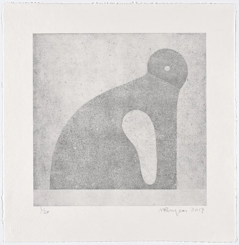 Untitled, by Martin Puryear, ink, 2017