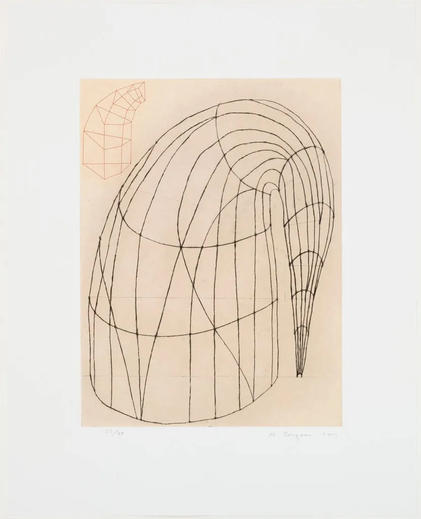 Untitled, by Martin Puryear, ink, 2001