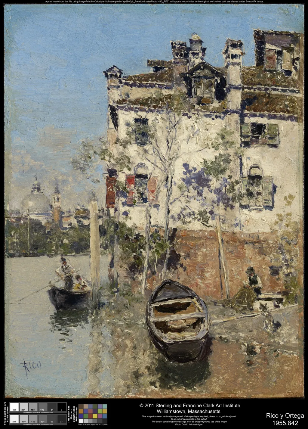 Venice, House on the Canal, by Martín Rico, oil, 1900