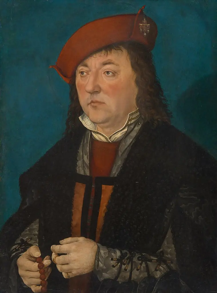 Bildnis eines Mannes mit Rosenkranz, by Martin Schaffner