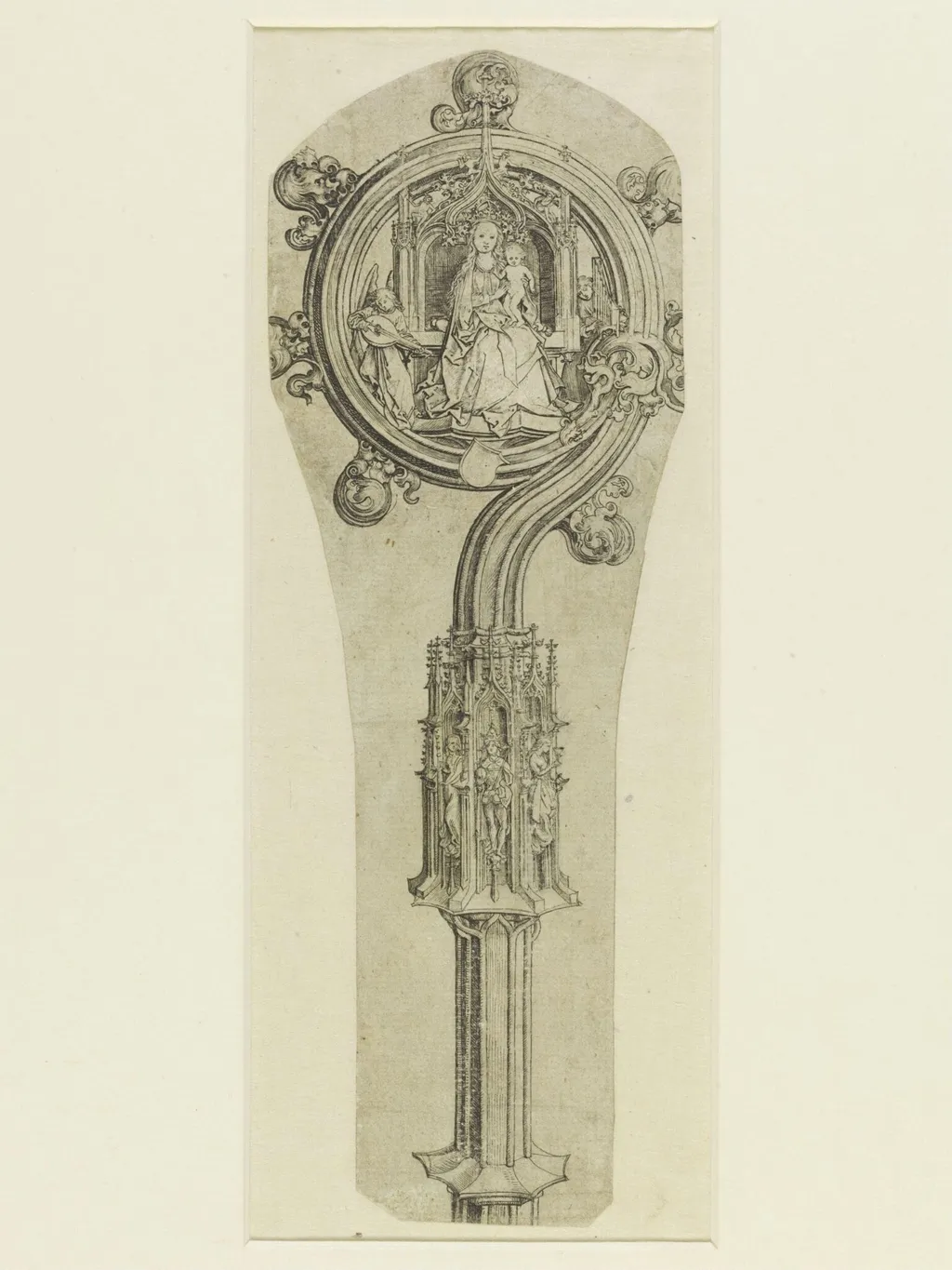 A Bishop's Crozier, by Martin Schongauer, 1478