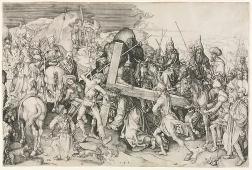 Christ Carrying the Cross, by Martin Schongauer