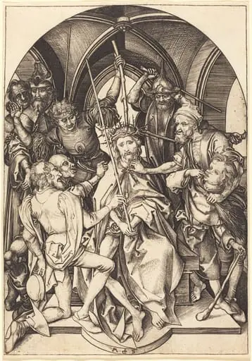 Christ Crowned with Thorns, by Martin Schongauer
