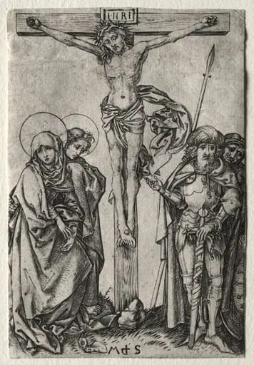Christ on the Cross, by Martin Schongauer