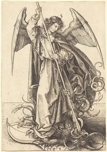 Saint Michael Slaying the Dragon, by Martin Schongauer