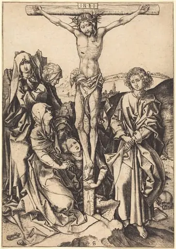 The Crucifixion, by Martin Schongauer