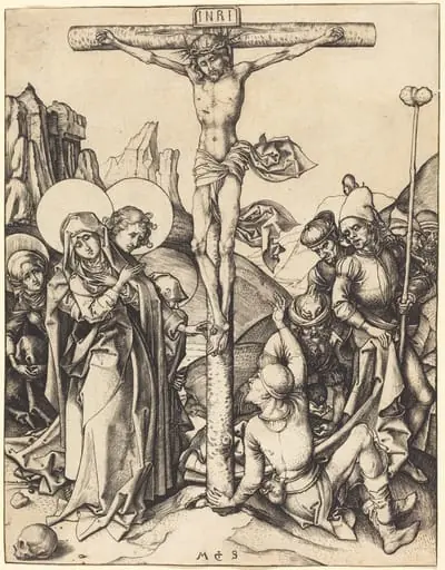 The Crucifixion, by Martin Schongauer