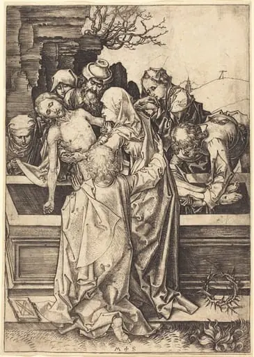 The Entombment, by Martin Schongauer