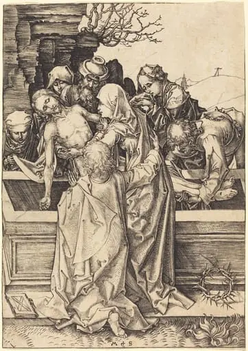 The Entombment, by Martin Schongauer