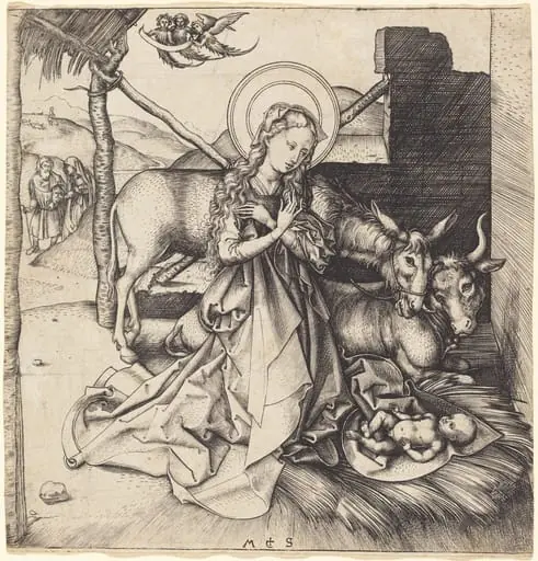 The Nativity, by Martin Schongauer