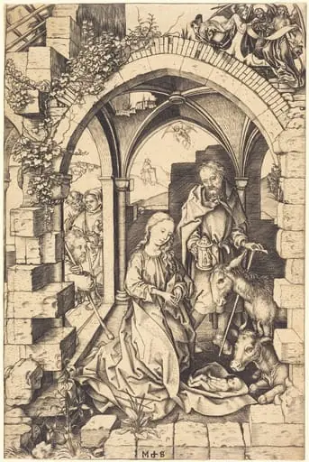 The Nativity, by Martin Schongauer