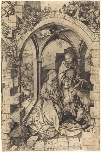 The Nativity, by Martin Schongauer