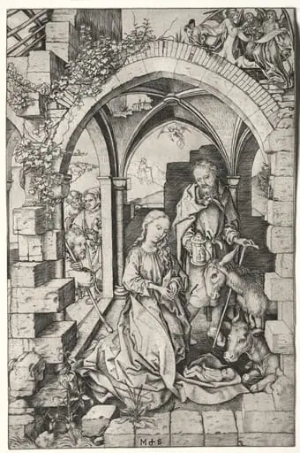 The Nativity, by Martin Schongauer