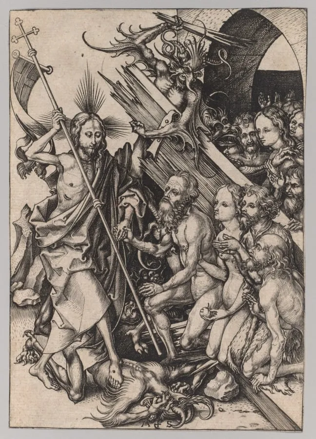 The Passion: Christ in Limbo, by Martin Schongauer, 1480