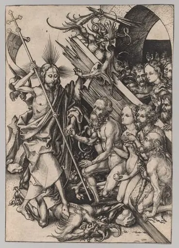 The Passion: Christ in Limbo, by Martin Schongauer