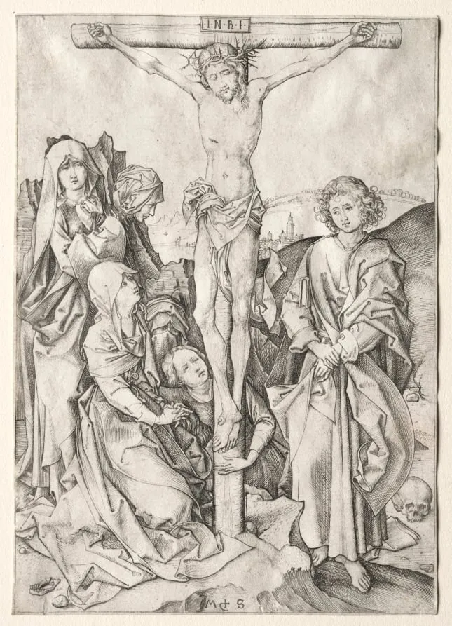 The Passion: Christ on the Cross, by Martin Schongauer, 1480