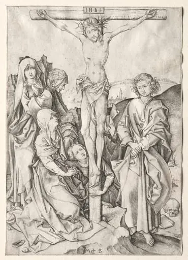 The Passion:  Christ on the Cross, by Martin Schongauer