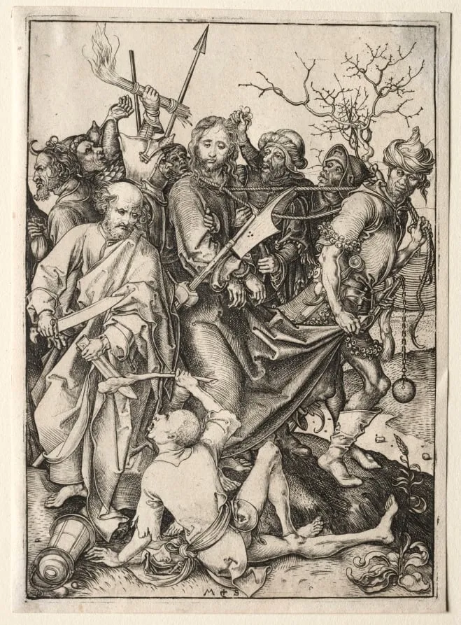 The Passion: Christ Taken Captive, by Martin Schongauer, 1480