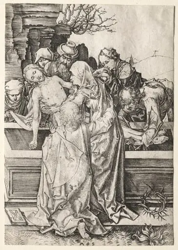 The Passion: The Entombment, by Martin Schongauer